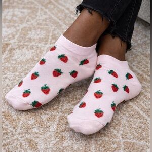Kate Spade Pink, White and Red Socks